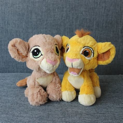 1pcs 23cm Original Cartoon The Lion King Simba plush soft toys,Simba and Nala stuffed doll for ...