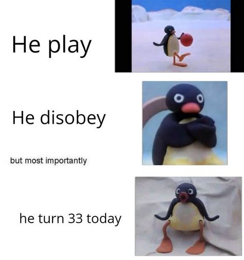 Happy birthday! Noot noot #meme #memes #nootnoot #pingu | Pingu memes, Funny memes, Haha funny