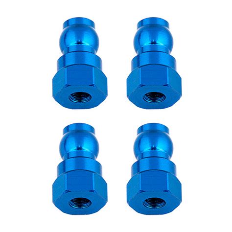 Shock Bushings, 12 mm, blue aluminum | Associated Electrics