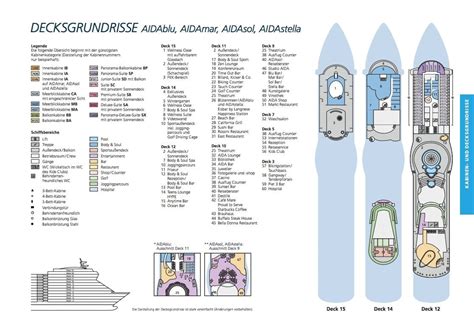 AIDAsol Deckplan & Kabinen | Schiffe und Kreuzfahrten