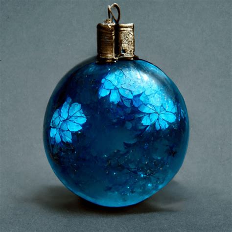 Blue Christmas Ornaments · Creative Fabrica