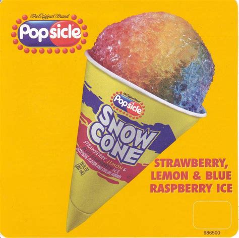 Popsicle Snow Cone bought it once a week from ice cream man . : r/nostalgia