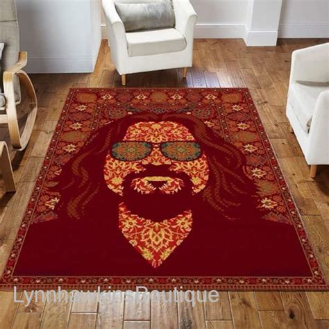 Big Lebowski Rug Movie Floor Decor The US Decor | Etsy