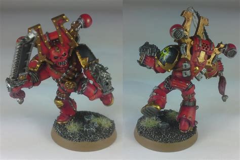 Art and Musings of a Miniature Hobbyist: How to Paint Khorne Berzerkers