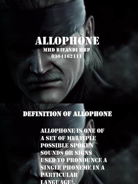 Phonology - Allophone.pptx | Phonology | English Language | Free 30-day Trial | Scribd