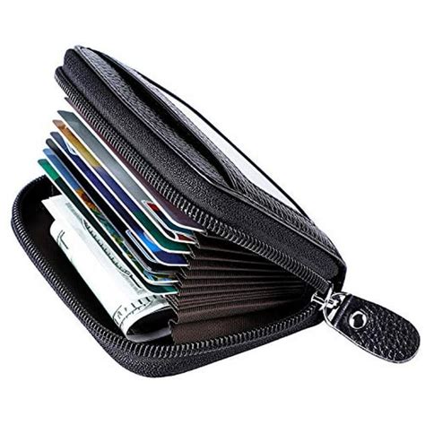 MaxGear - MaxGear Leather Credit Card Holder Credit Card Wallet with ...