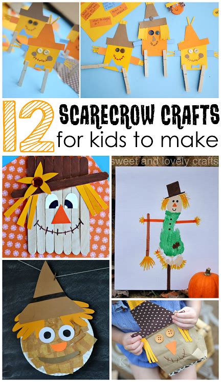 Scarecrow Crafts for Kids to Make this Fall - Crafty Morning