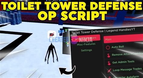 Toilet Tower Defense Script [by Legend HandlesYT] - Cheater.Ninja