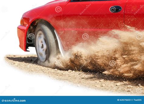 Rally Car in track stock image. Image of machine, auto - 63575633