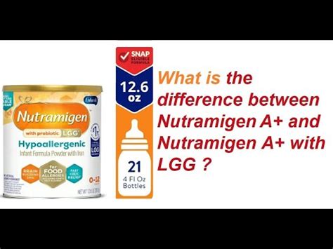 What is the difference between Nutramigen® A+® and Nutramigen® A+® with ...