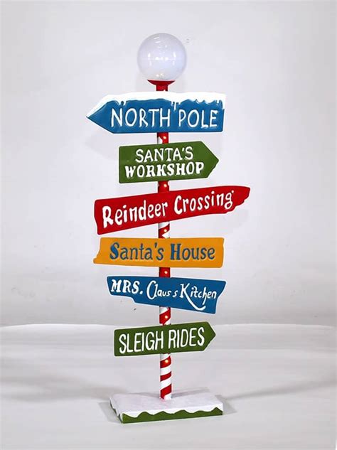 North Pole Directional Sign - Pop! Events Group