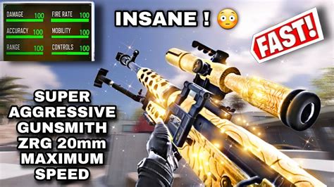 BEST FAST ADS+NO HITMARKER ZRG 20mm Gunsmith ! BEST ZRG 20mm Loadout ...