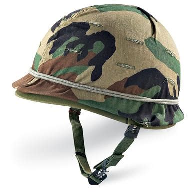 New U.S. Military M1 Helmet with Cover - 121029, Helmets & Accessories ...