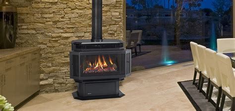 Quadra-Fire Hudson Bay Gas Stove - Advanced Chimney Systems