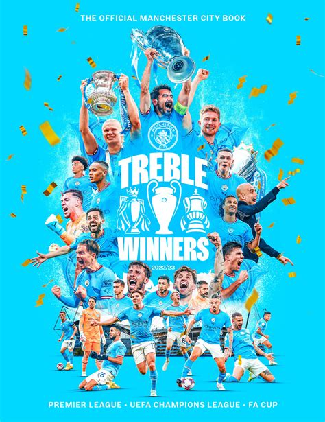 Treble Winners - Manchester City 2022/23 Official Book - Reach Sport Shop