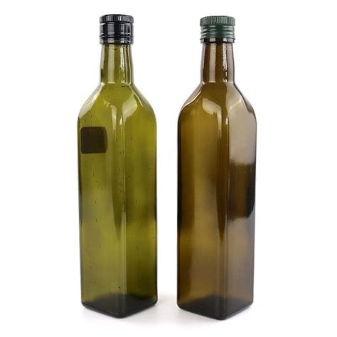 Wholesale empty clear green import olive oil glass bottles marasca 500ml olive oil glass bottle ...