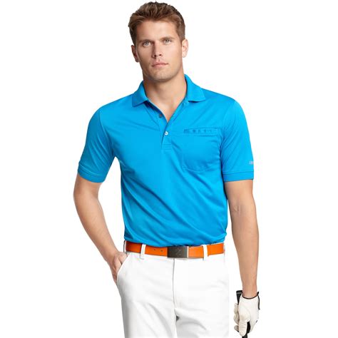 Lyst - Izod Slim Fit Pocket Polo Shirt in Blue for Men