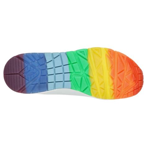 Buy SKECHERS Uno - Rainbow Peaks White Lace Up Online