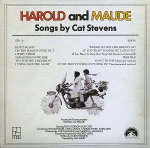 Cat Stevens – Harold and Maude Original Motion Picture Soundtrack – LP ...