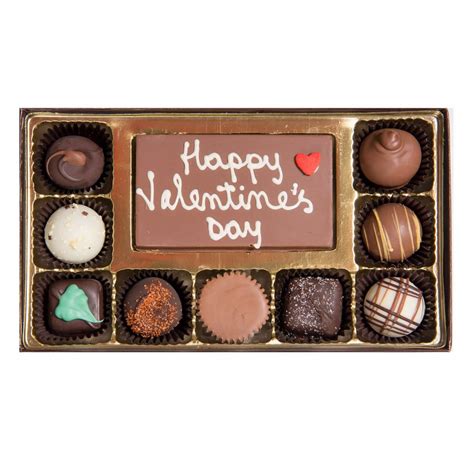 Valentine Assorted Chocolate Truffle Message Gift Box - Maitland ...