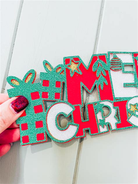 Free Merry Christmas SVG For Cricut ⋆ Extraordinary Chaos