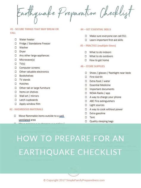 The 7 things you need to do now to prepare for an earthquake