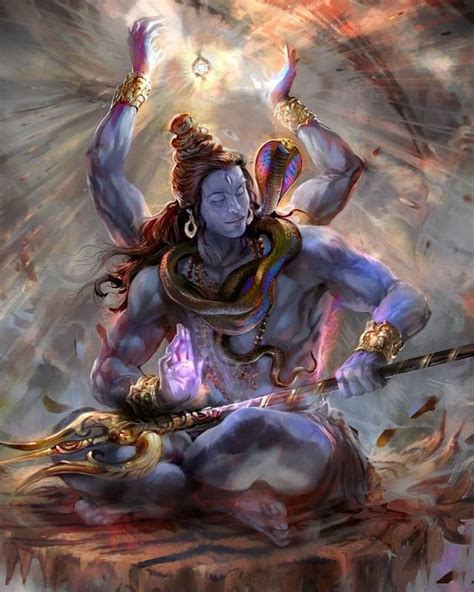 Lord Shiva In Rudra Avatar Animated Wallpapers