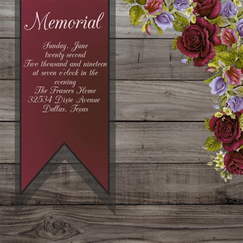 memorial instagram sign Template | PosterMyWall