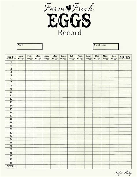 The Local Chicken Farmer: Chicken Egg Production Chart