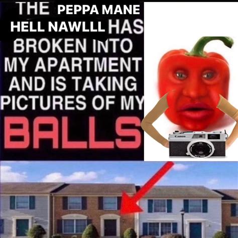 peppa mane | Red Pepper With Face / Peppa Mane | Know Your Meme