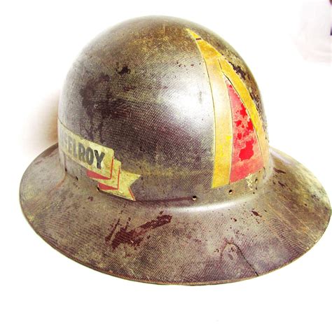 Antique Helmet Old Time Coal Mining Hard Hat