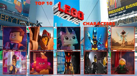 Top 10 Favourite The Lego Movie Characters by GeoNonnyJenny on DeviantArt