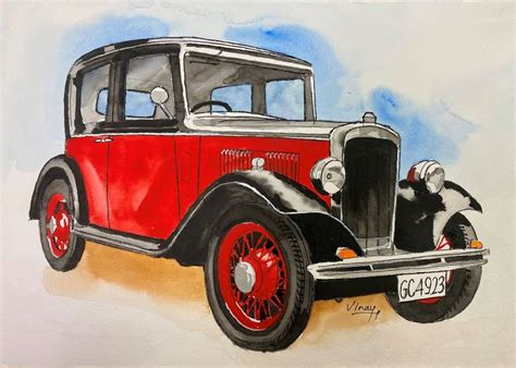 Vintage Car Paintings