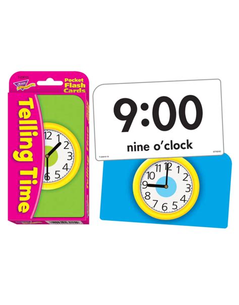 Telling Time Flashcards - Wit & Whimsy Toys