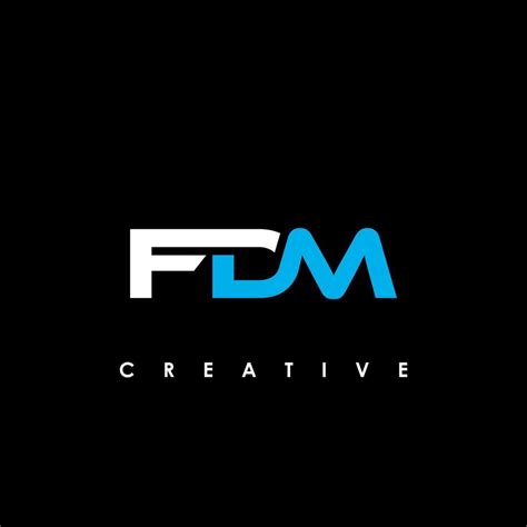 FDM Letter Initial Logo Design Template Vector Illustration 31111982 ...