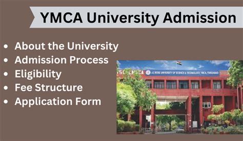 YMCA University Admission 2024-25 | UG & PG Last Date, Form; Courses