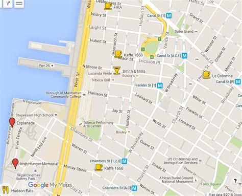 Tribeca_Coffee_Map | CityRover Walks NY