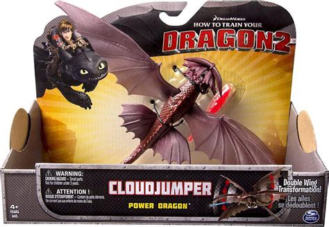 How to Train Your Dragon 2 Power Dragons Cloudjumper Action Figure Spin ...