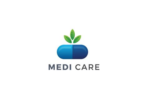 Medicare medical health 3d natural capsule modern medicine logo 6623239 ...