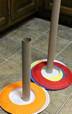 Who knew it was this cheap and easy to make your own circus ring toss? Get the tutorial at ...