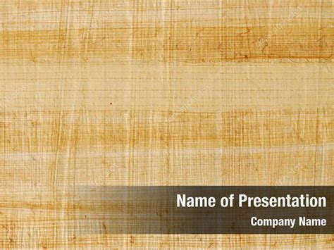 Natural papyrus and texture PowerPoint Template - Natural papyrus and ...