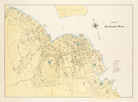 Map of Bar Harbor - Bar Harbor Inn