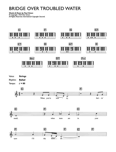 Bridge Over Troubled Water | Sheet Music Direct