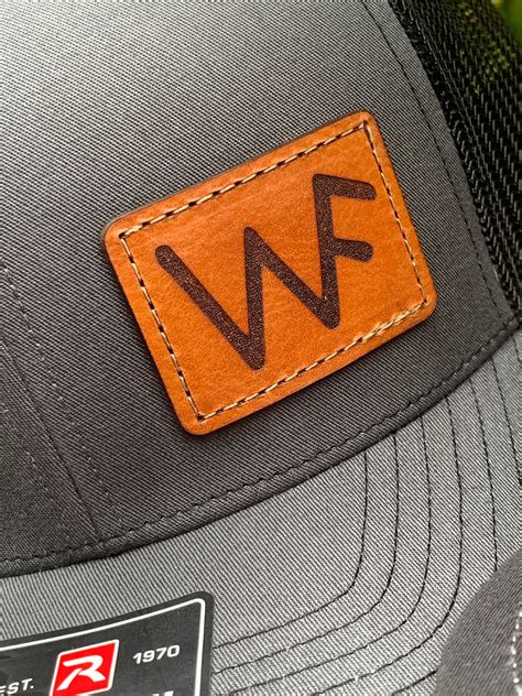 Custom Richardson 112 Laser Engraved Leather Patch Hat Logo - Etsy