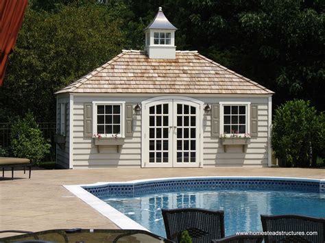 Pool Shed Ideas & Designs - Pool Storage in PA | Homestead Structures