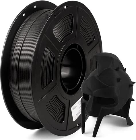 iSANGHU Carbon Fiber PETG Filament 1.75 +/-0.02mm, Upgraded Black PETG ...