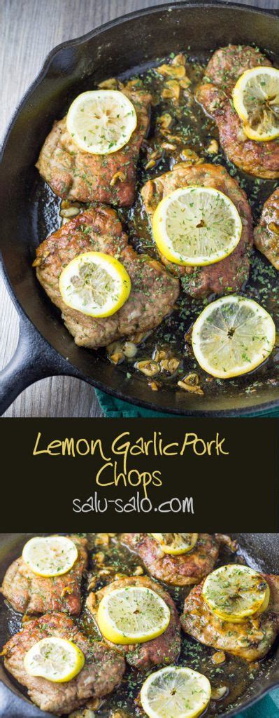 Lemon Garlic Pork Chops - Salu Salo Recipes