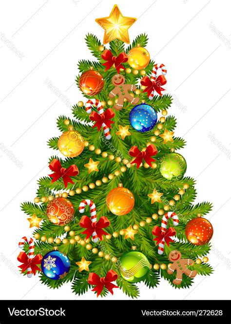 Christmas tree Royalty Free Vector Image - VectorStock