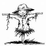 Scarecrow Coloring Pages  Free & Printable sketch template