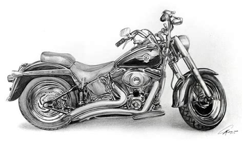 Pencil portrait of Harley Davidson by Serkan Yener http://www.drawforyou.com.au/ #pencilportrait ...